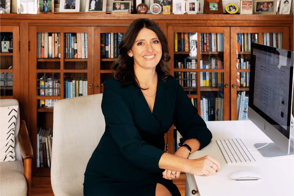 Megan Micco at Desk