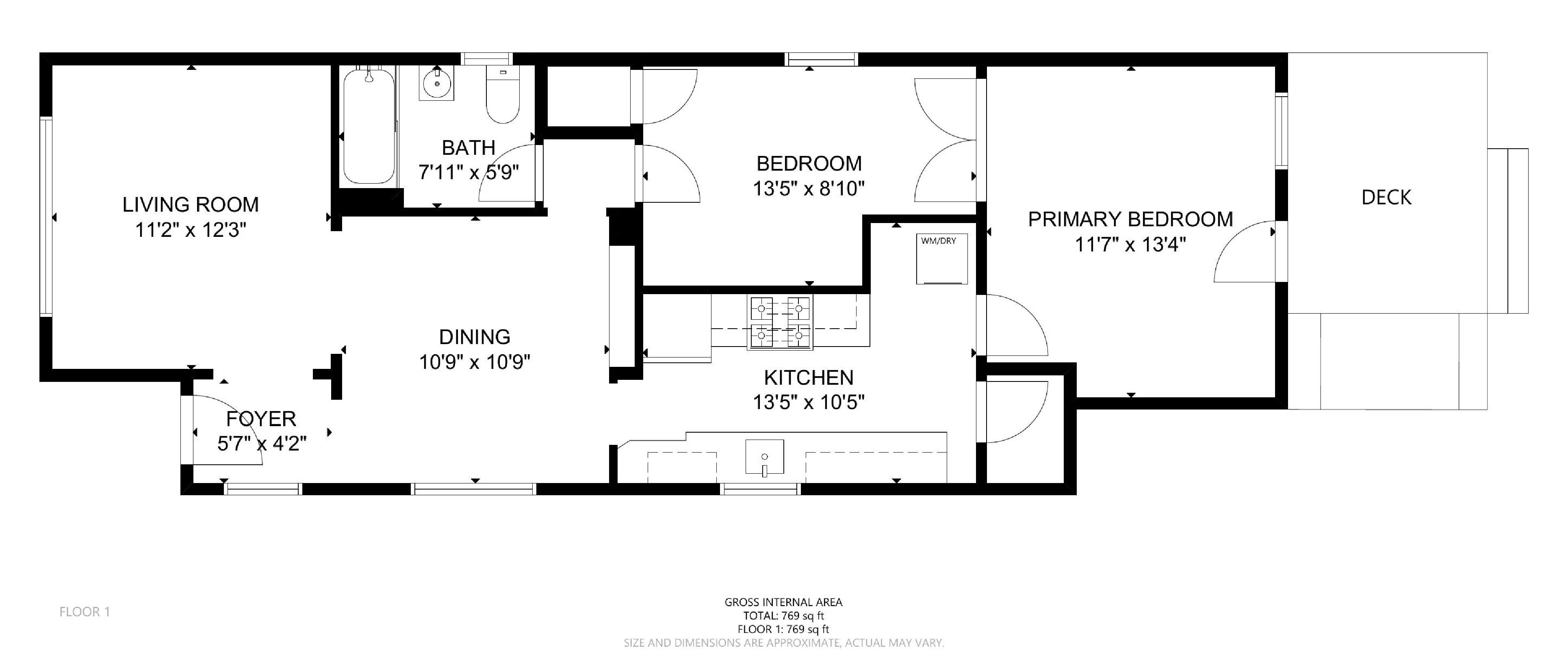 3610 Adeline - 2D Floor Plan