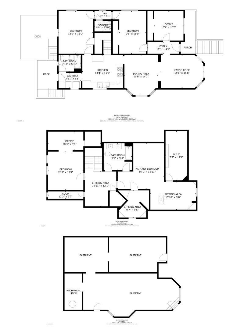 1425 9th Ave, Oakland - 2D Floor Plans 1425 9th Ave 2D floor plans