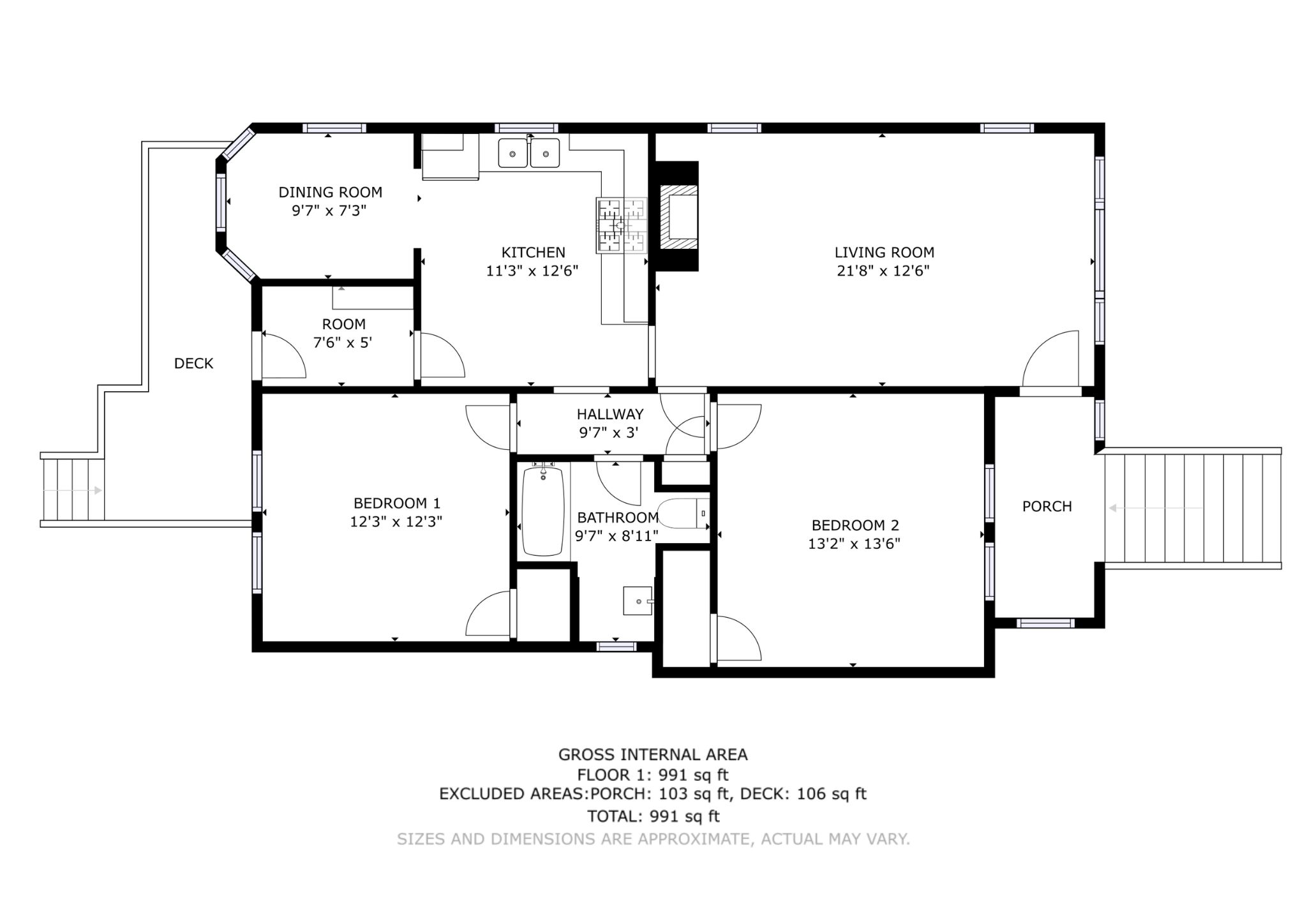 1132 Delaware St, Berkeley - Floor Plan 2370 Hilgard Ave - Floor Plan