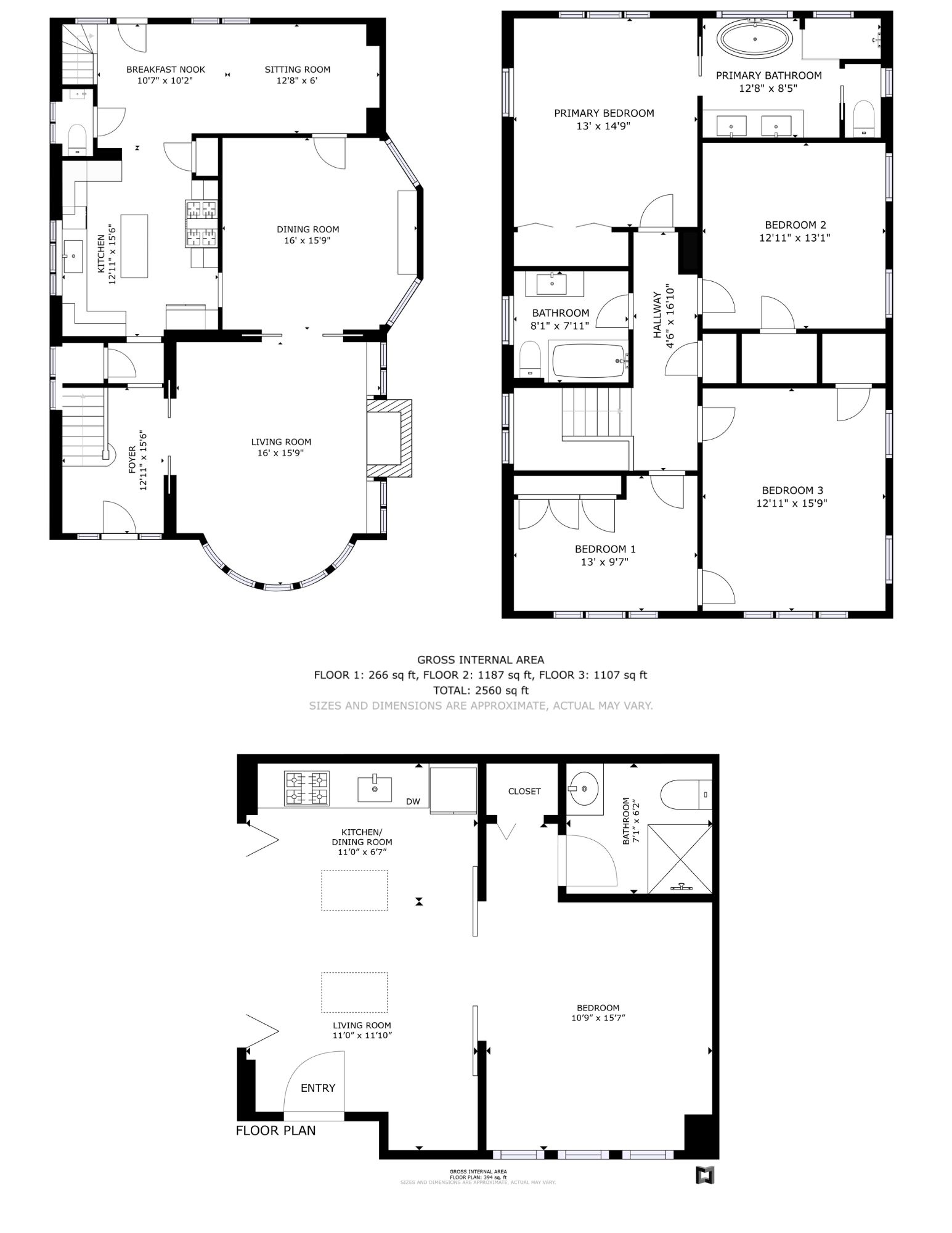 5671 Ocean View Drive - Floor Plans