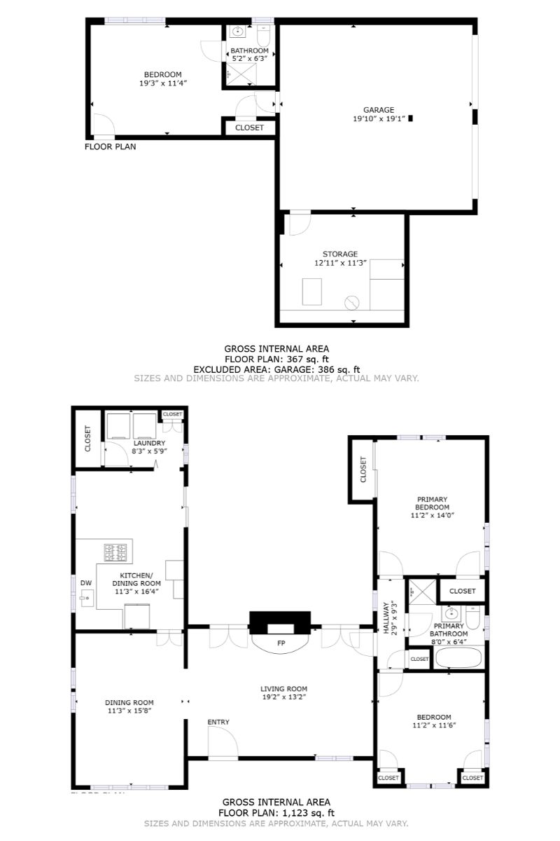 5826 Amy Drive, Oakland - 2D Floor Plan