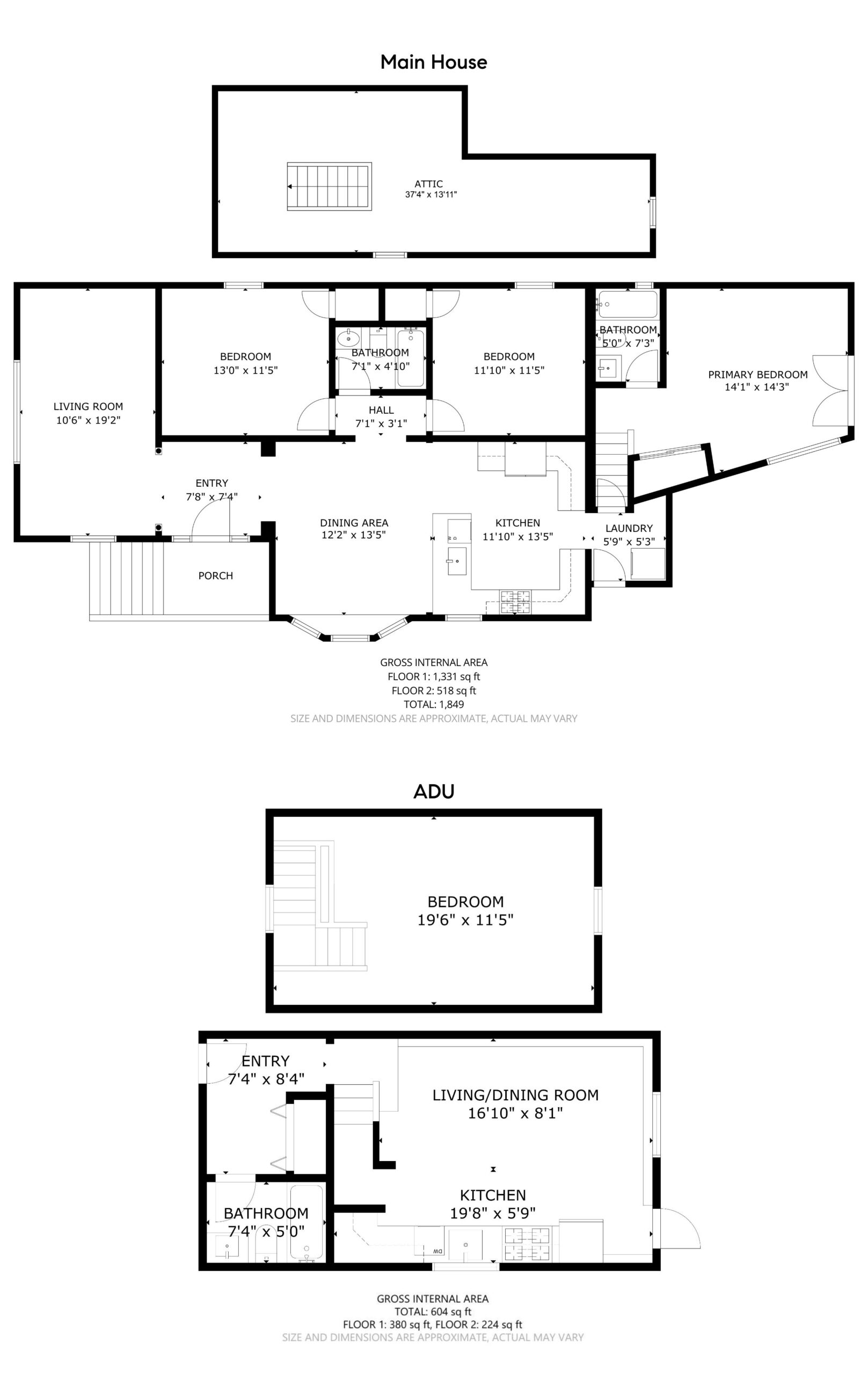 1625 62nd St - Floor Plan 1625 62nd St - Floor Plan