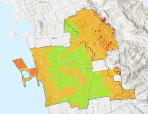 Berkeley Fire Zone Map