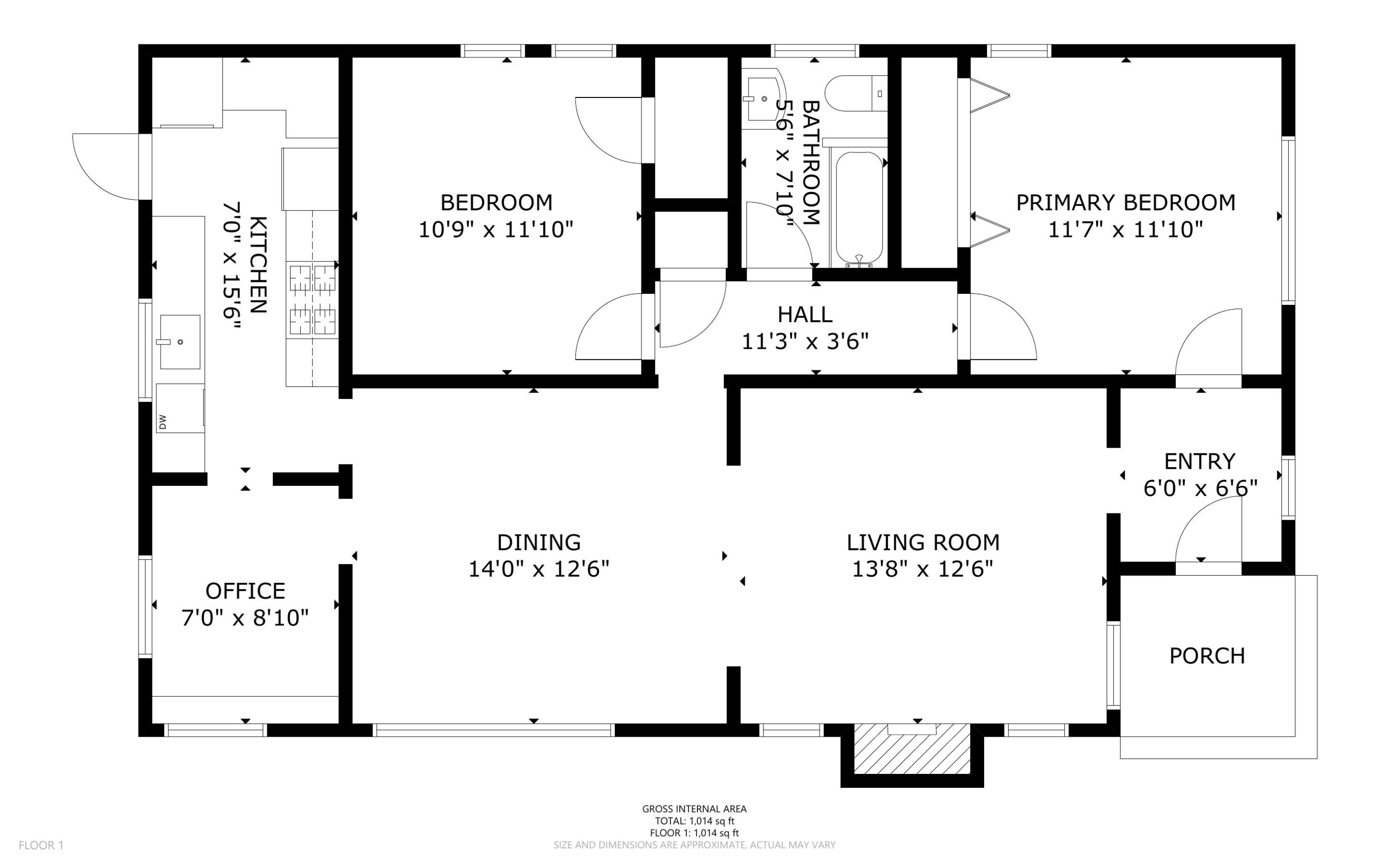 2104 Spaulding Ave - Floor Plan