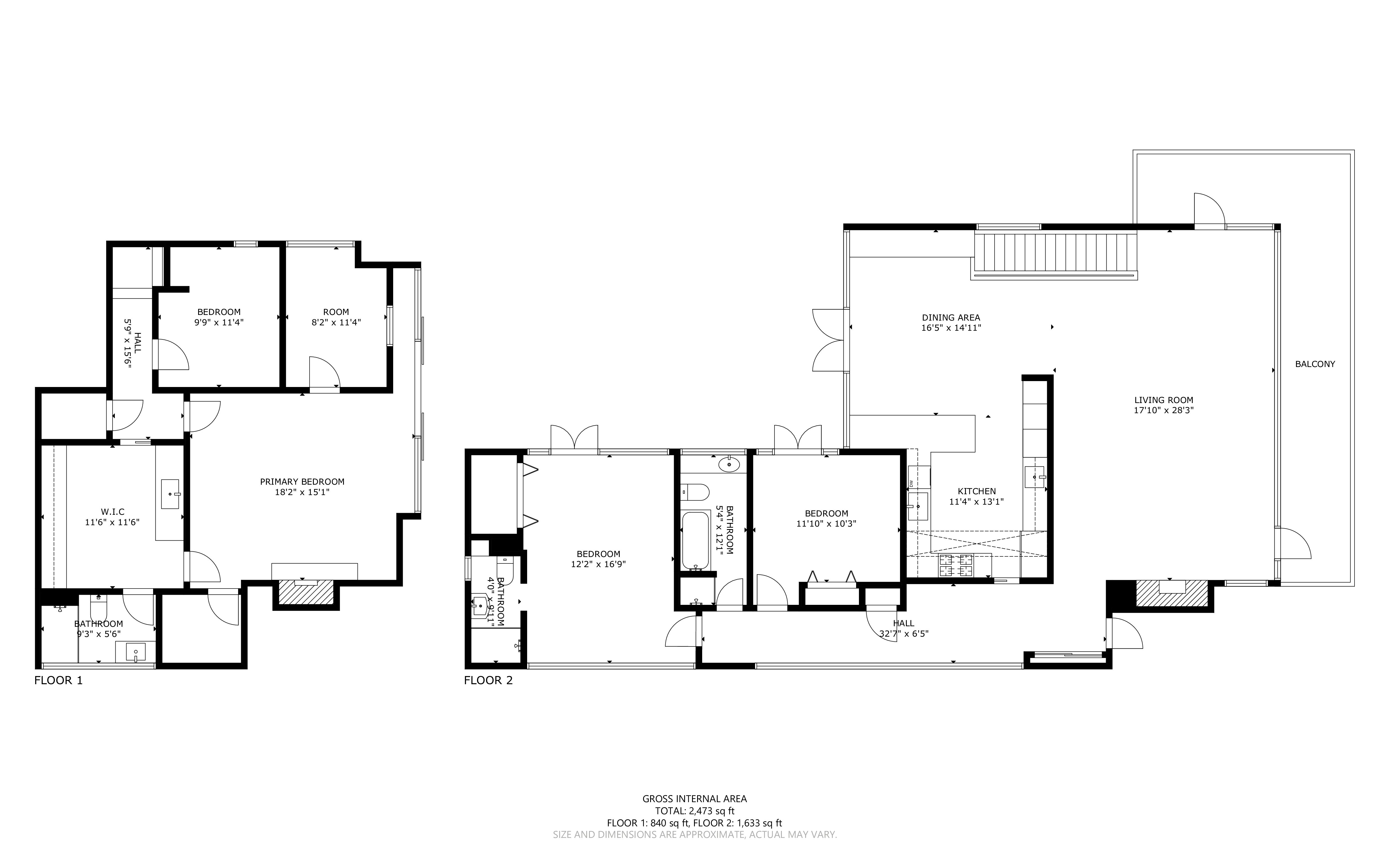 1527 Virginia St - Floor Plan